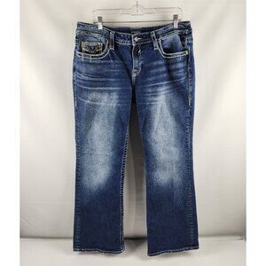 Vigoss Jeans Womens 16 Blue Heritage Fit Bootcut Denim (36x30)